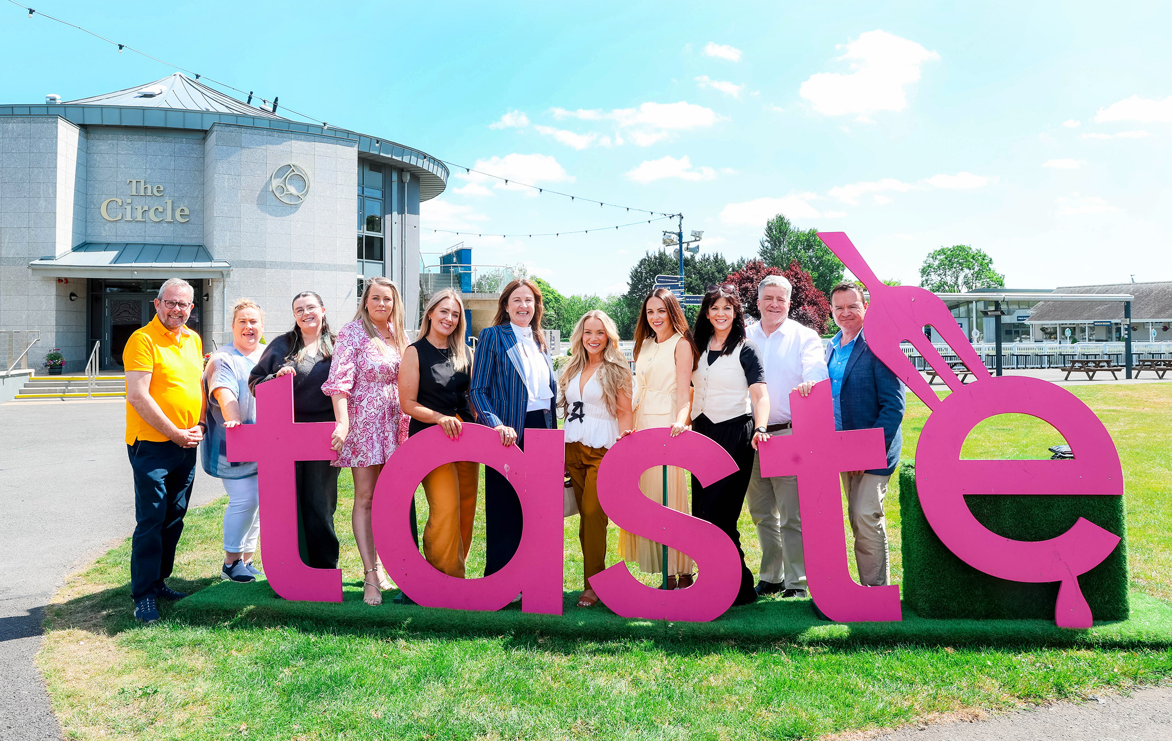 Visitors enjoying Taste of Kildare at Naas Racecourse